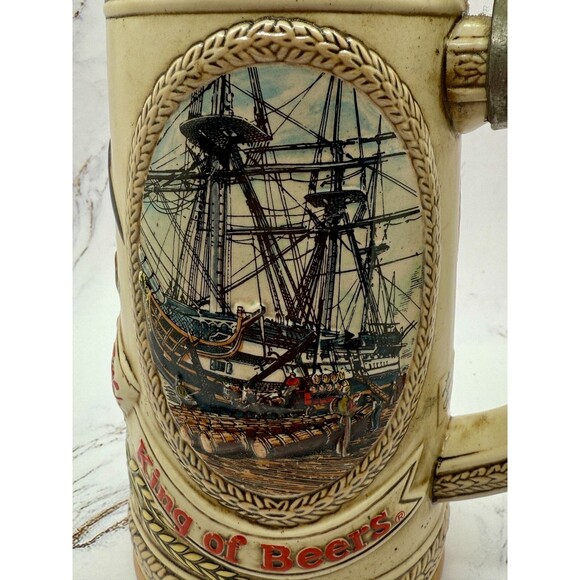 Budweiser Anheuser Busch Beer Stein 32 OZ 10" Limited Edition "G" Series #64834 - Picture 3 of 16